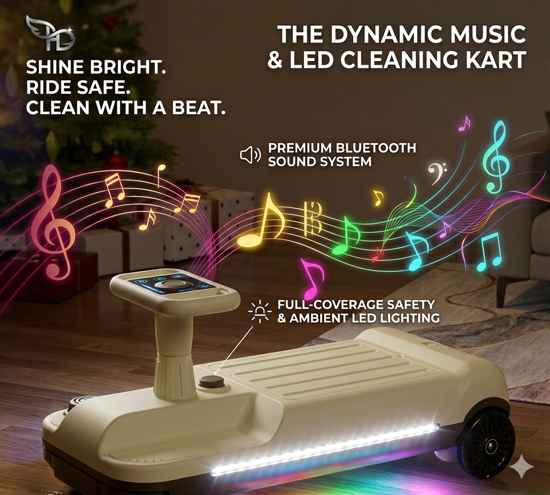 Children's & Adult Electric Torsion Car Rechargeable Anti-Rollover Go-Kart Mop Drift Car