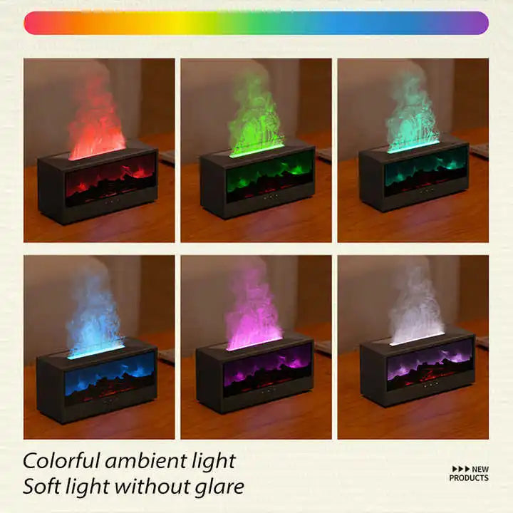 Creative Simulation Fireplace Humidifier Aromatherapy Diffuser