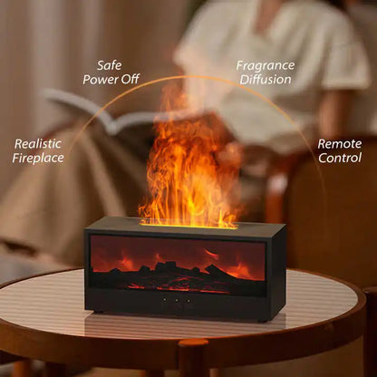Creative Simulation Fireplace Humidifier Aromatherapy Diffuser