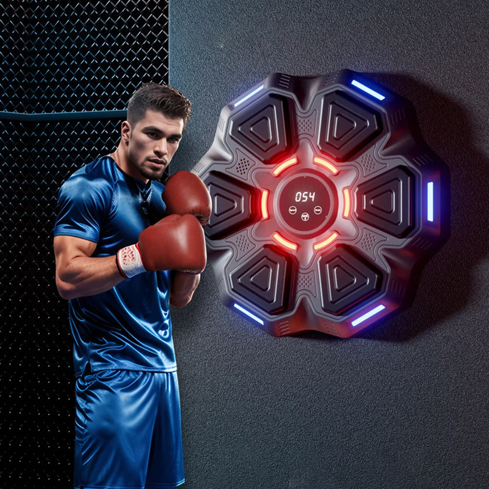 Smart Music Boxing Machine Wall Mounted Fitness Punching Bag Bluetooth