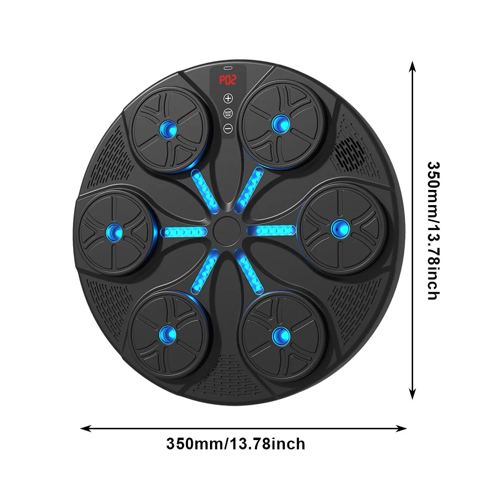Smart Music Boxing Machine Wall Mounted Fitness Punching Bag Bluetooth