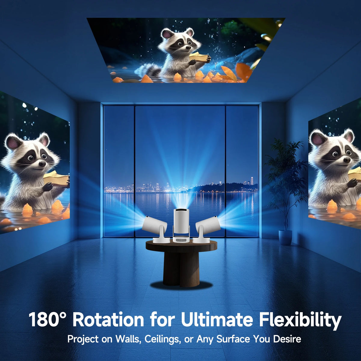 Magcubic HY300 Pro + Projector 8K With 5W Speaker