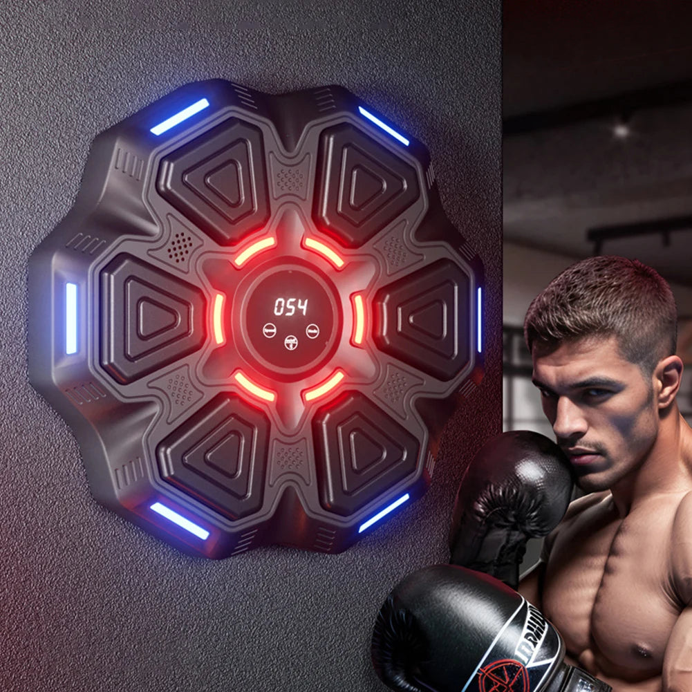 Smart Music Boxing Machine Wall Mounted Fitness Punching Bag Bluetooth
