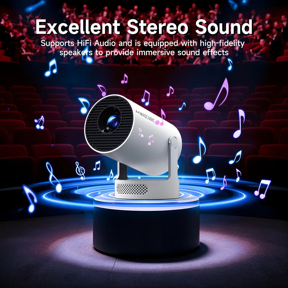 Magcubic HY300 Pro + Projector 8K With 5W Speaker